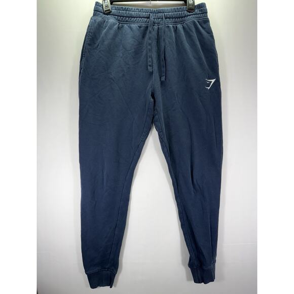 Gym Shark Joggers Blue Men’s Size Medium. - Picture 1 of 8